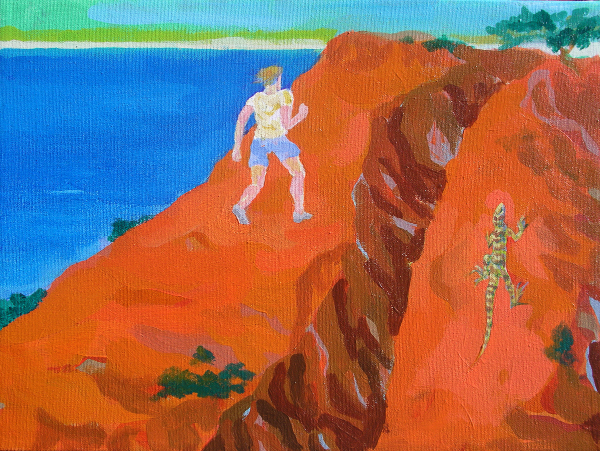 한판승부 Acrylic on canvas 40.3×30.3cm 2009.jpg