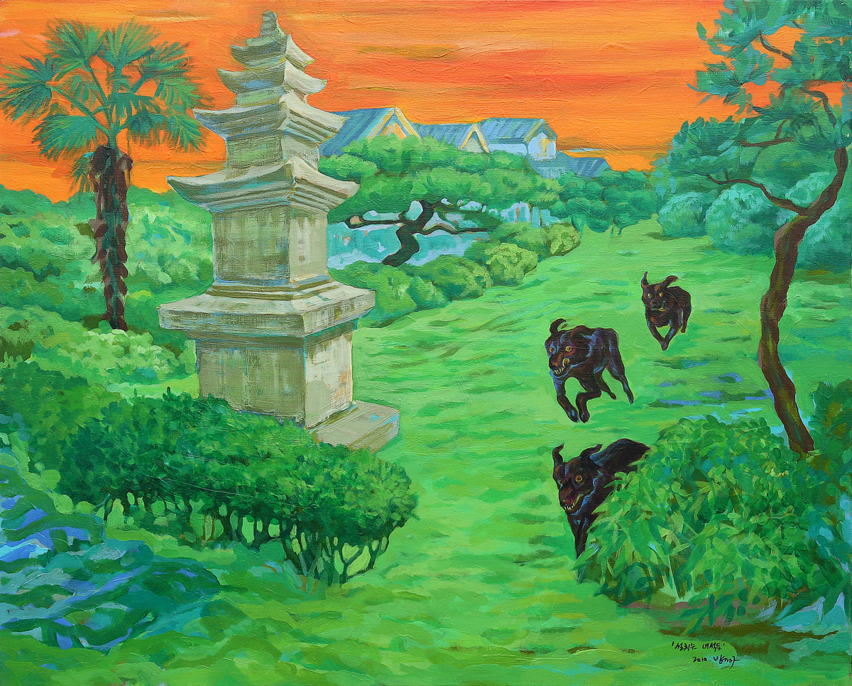 설치는녀석들Acrylic on canvas 90.9×72.2cm 2010.jpg