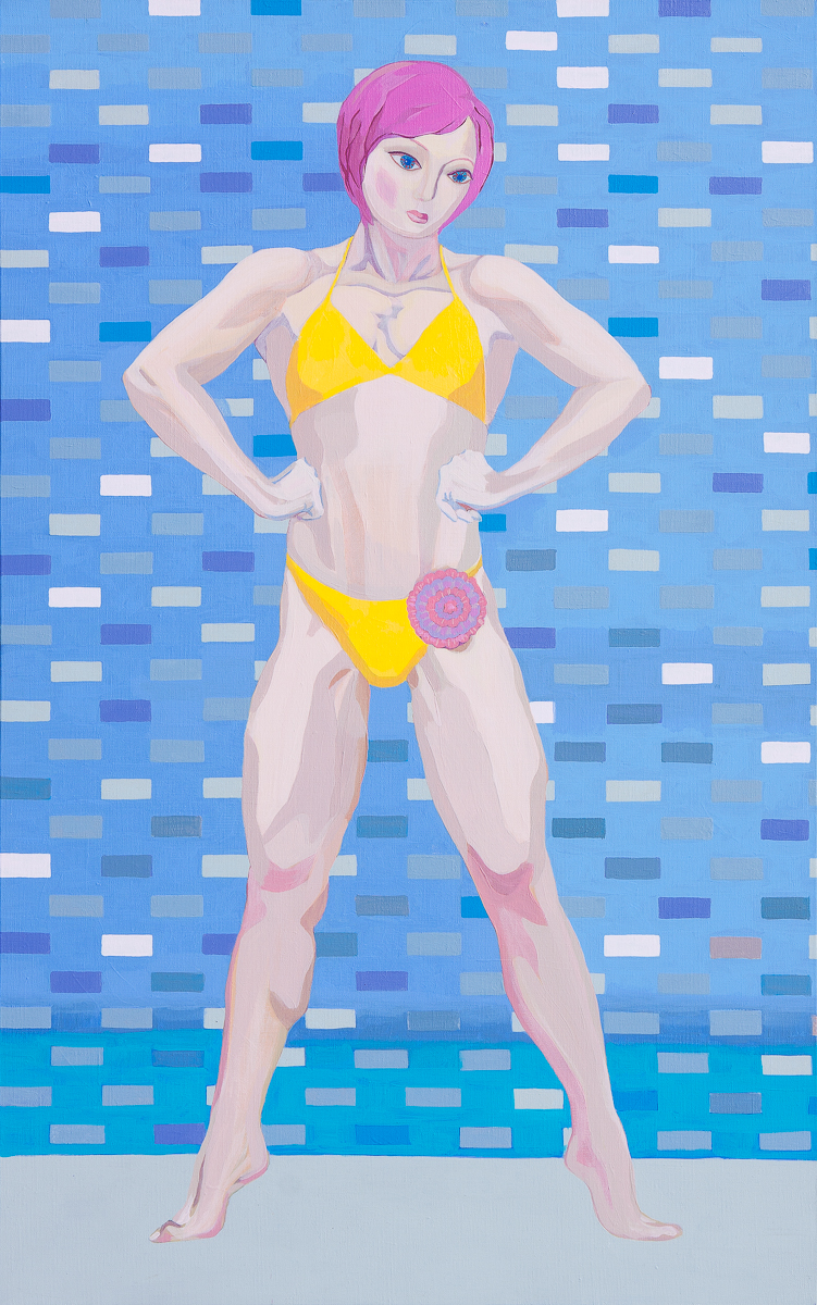 아가씨Acrylic on canvas 116.8×72.7cm 2012.jpg