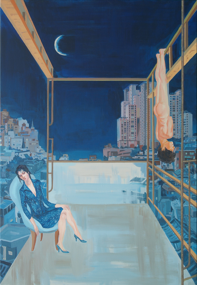 전포2동재개발예정지-박쥐 Acrylic on canvas,116.8×80.3cm,2011.jpg