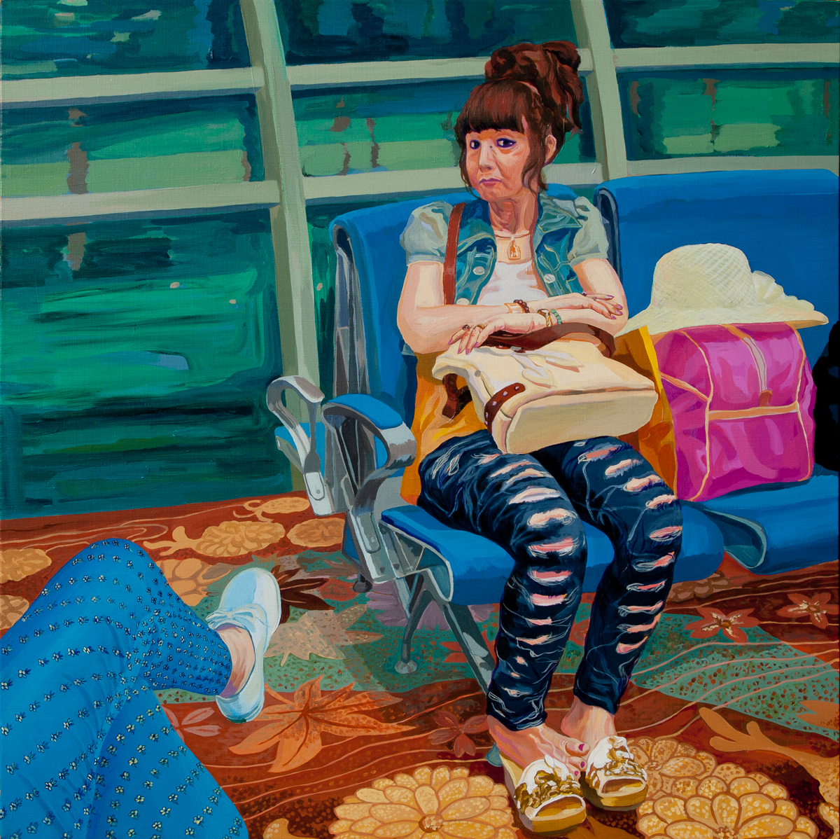 양곤공항Acrylic on canvas 90.9×90.9cm ,2013.jpg