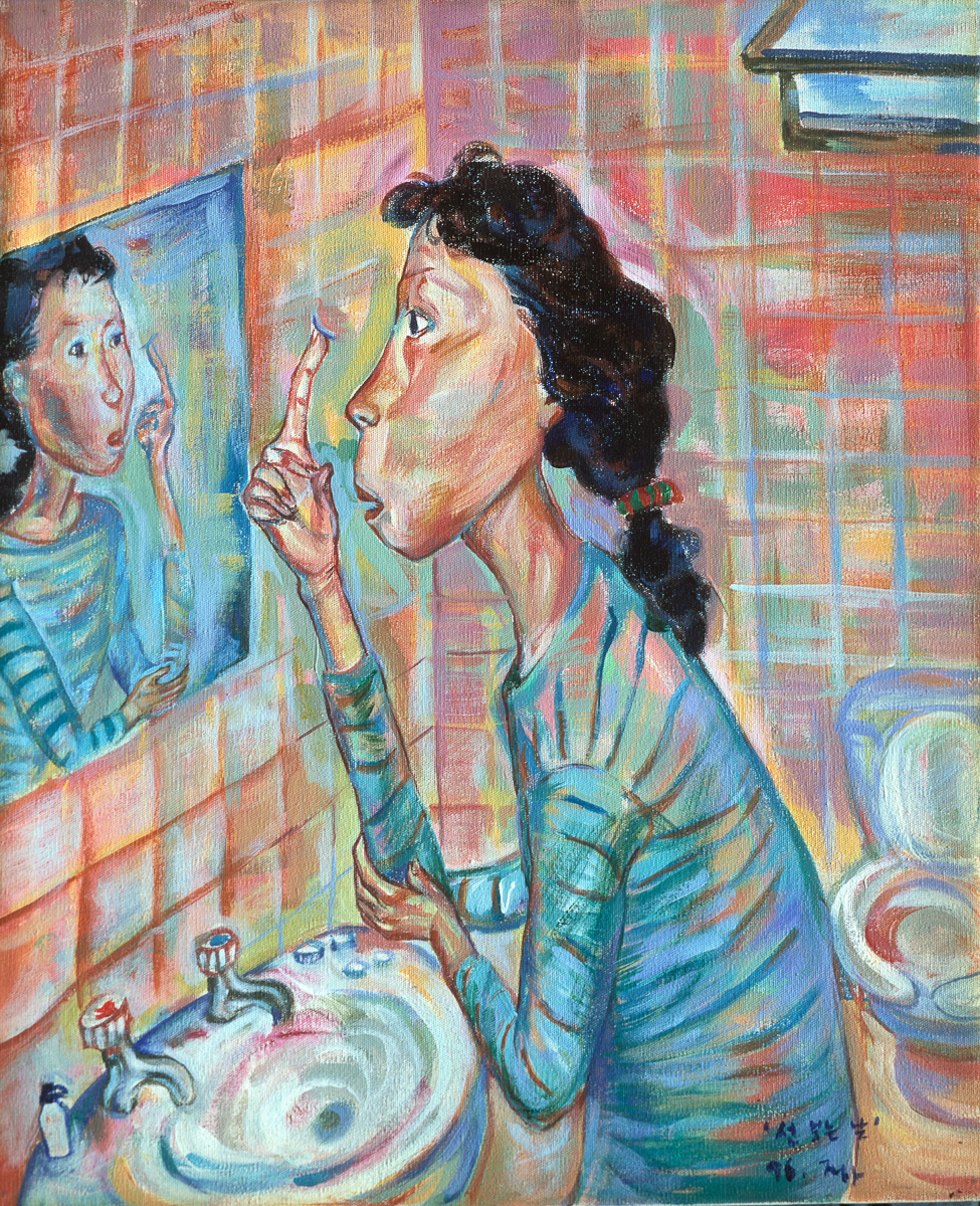 선보는날 oil on canvas 45×55cm 1996.jpg