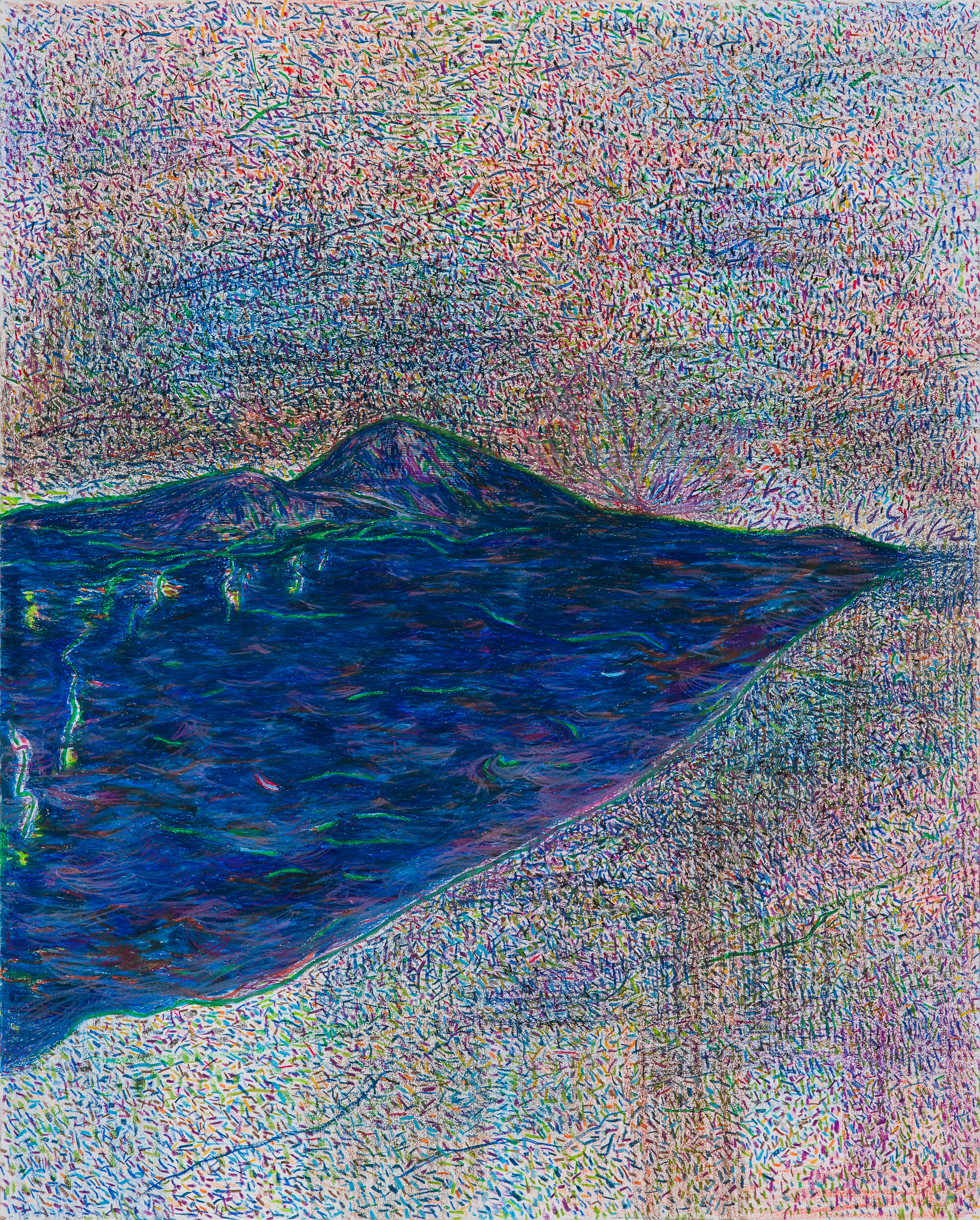 [b17p02664] 2017_뻘 같은 바다_oil pastel on paper_90×72cm.jpg