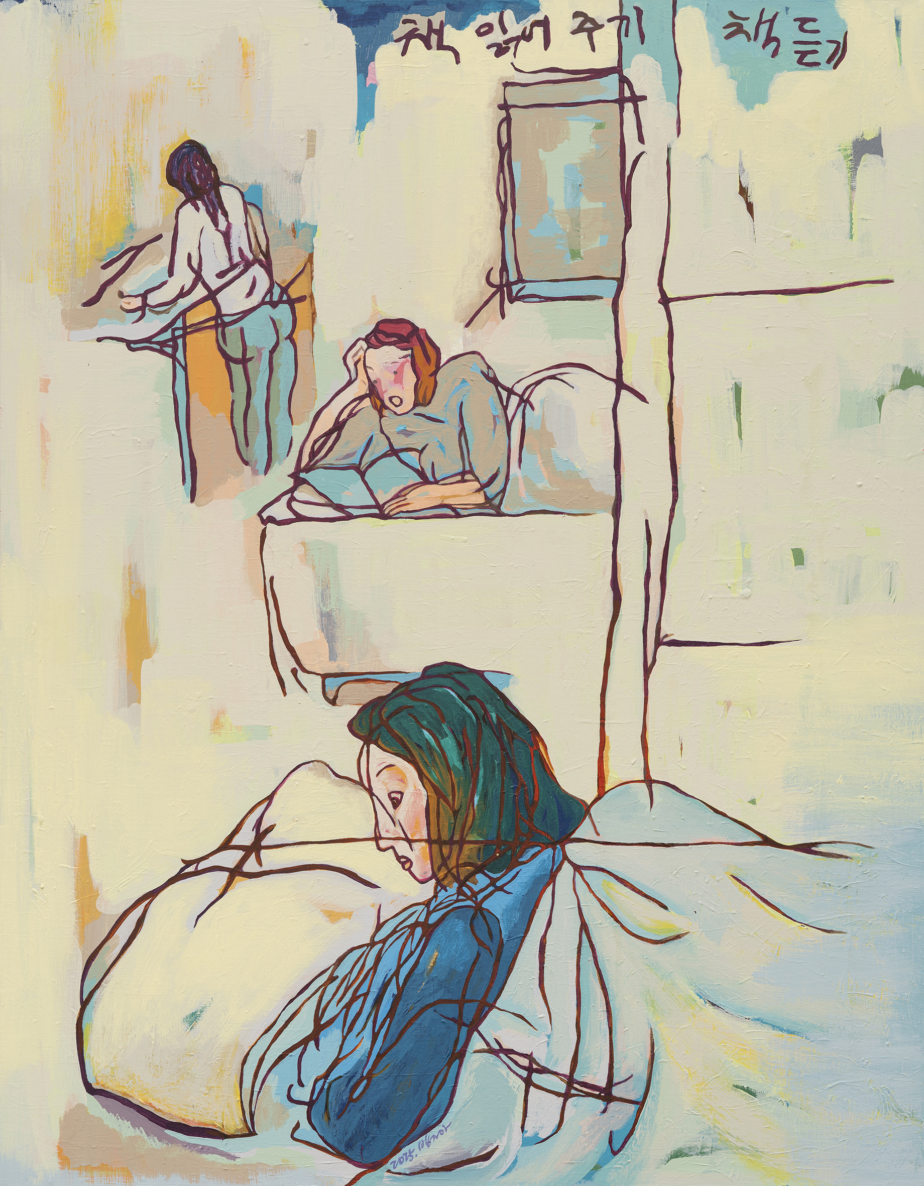 [b25p1119]_2025_책 읽어 주기 책 듣기_acrylic on canvas_116.8×91.0cm 복사.jpg